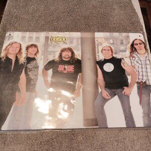 TESLA GROUP TIN METAL WALL SIGN 11 1/2 x 8""